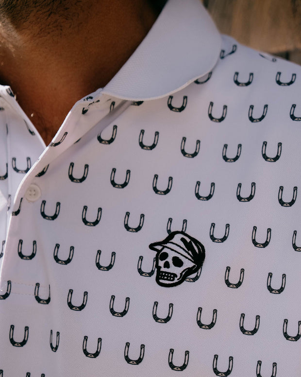 Horseshoe Polo - White/Shoe