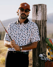 High Noon Polo - Skull Palm Print