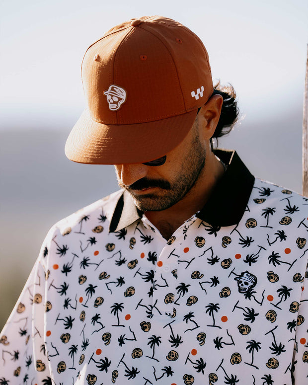 High Noon Polo - Skull Palm Print