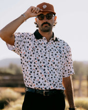 High Noon Polo - Skull Palm Print