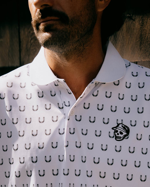 Horseshoe Polo - White/Shoe