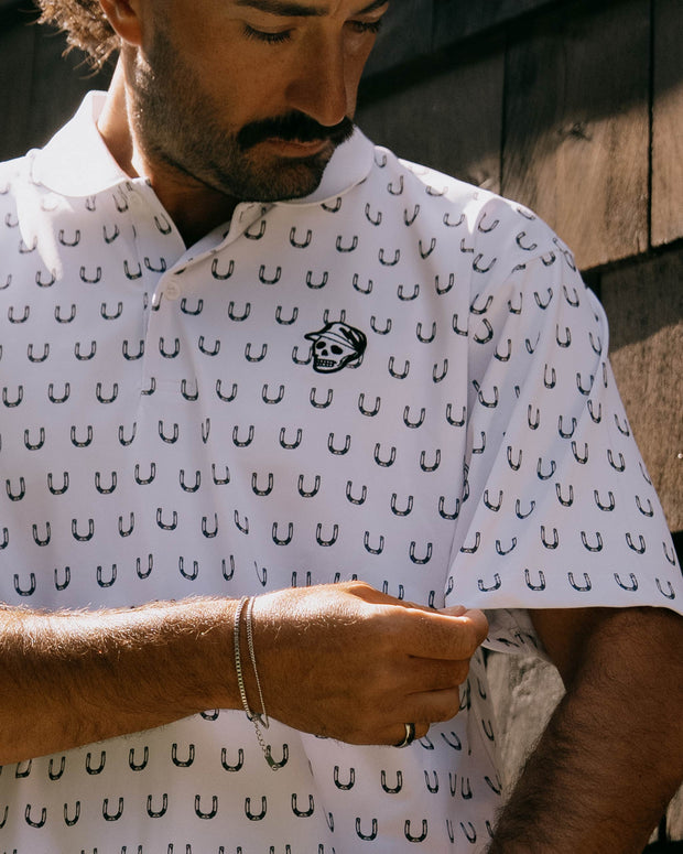 Horseshoe Polo - White/Shoe