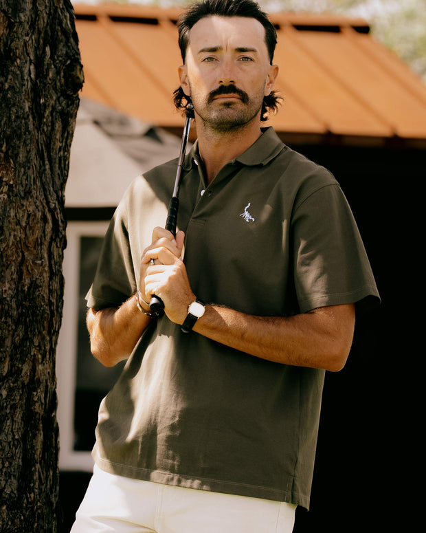 Scorpion Icon Polo - Brown