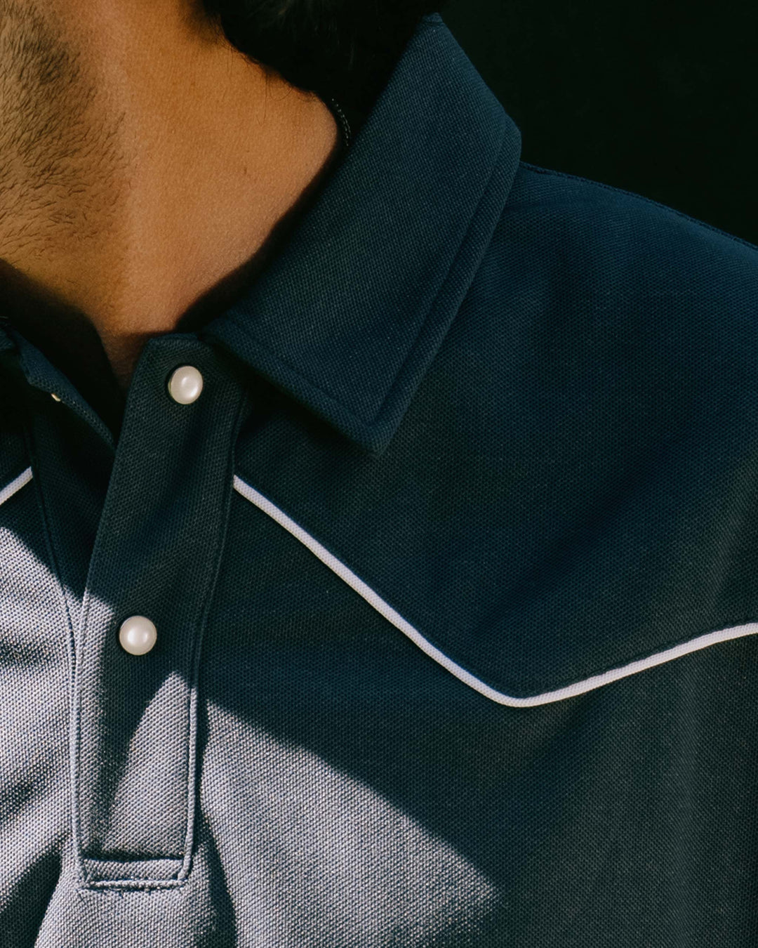 Deep Blue Western Polo - Devereux Golf