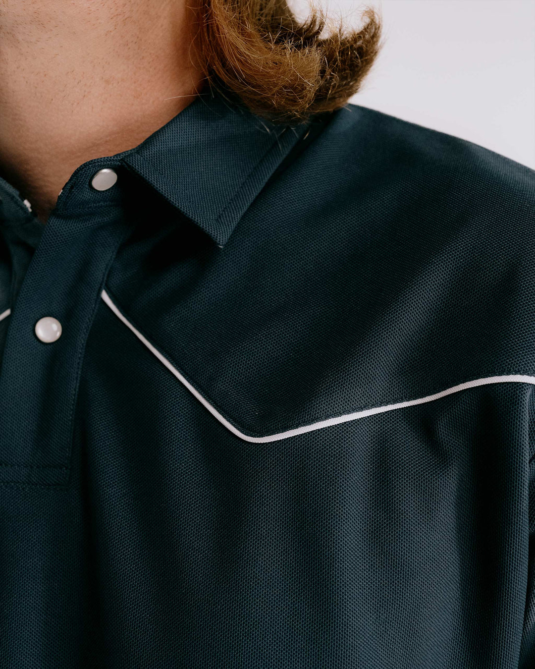 Deep Blue Western Polo - Devereux Golf