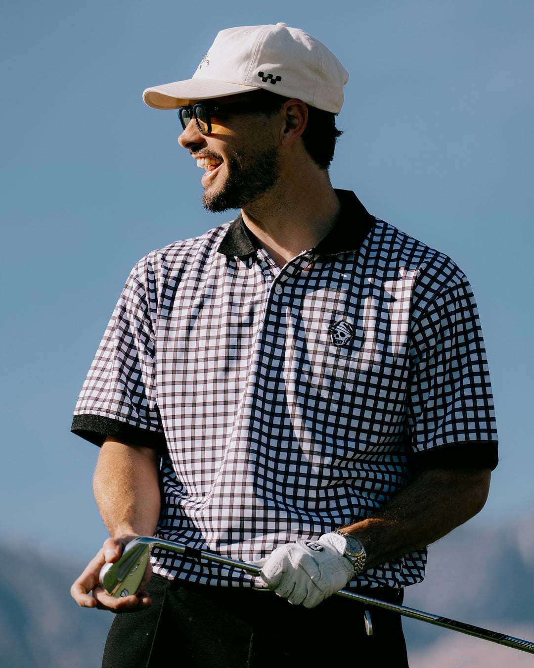 Gingham Polo - Black / White – Devereux
