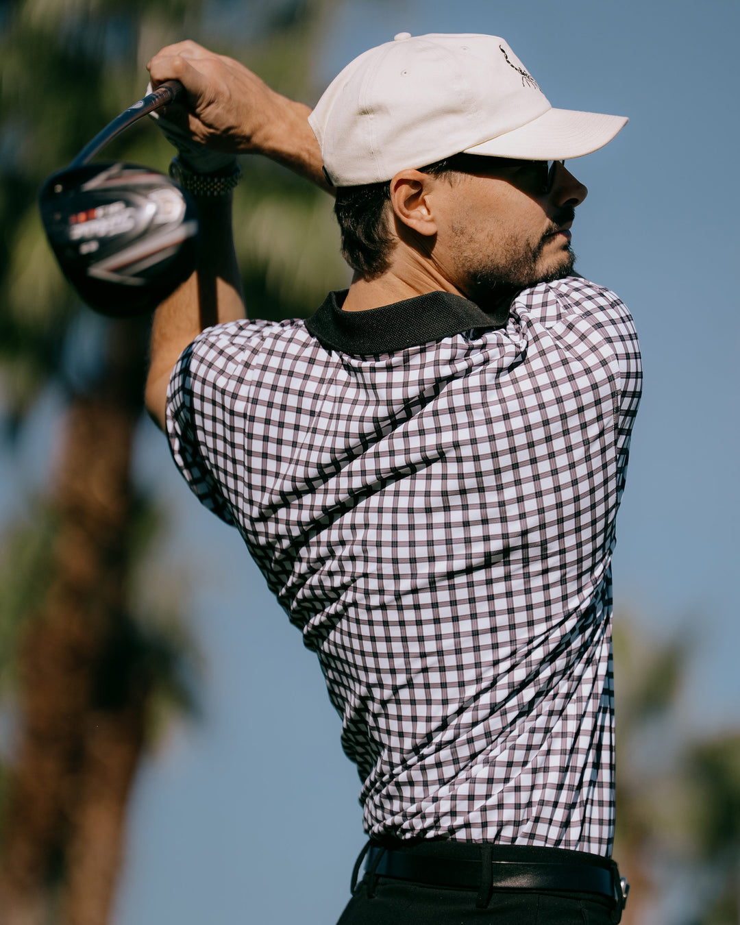 Gingham Polo - Black / White – Devereux