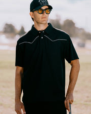 Western Polo - Black