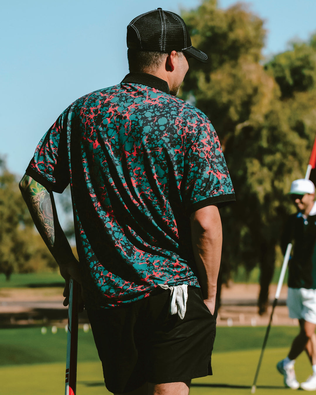 Alien Camo Golf Polo - Devereux