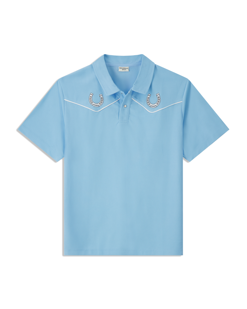 Sky Blue Golf Polo - Devereux - Free Shipping Over $99