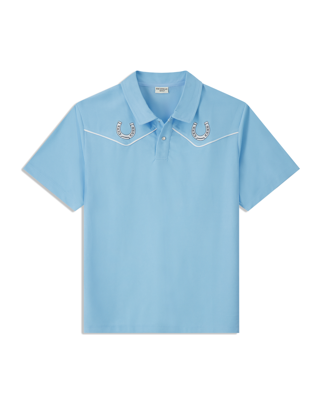 Sky Blue Golf Polo Devereux Free Shipping Over $99