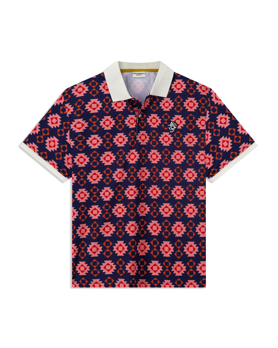 新品タグ付【デヴァロー ゴルフ】現行モデル Icon No.16 ポロシャツ L MENS POLO