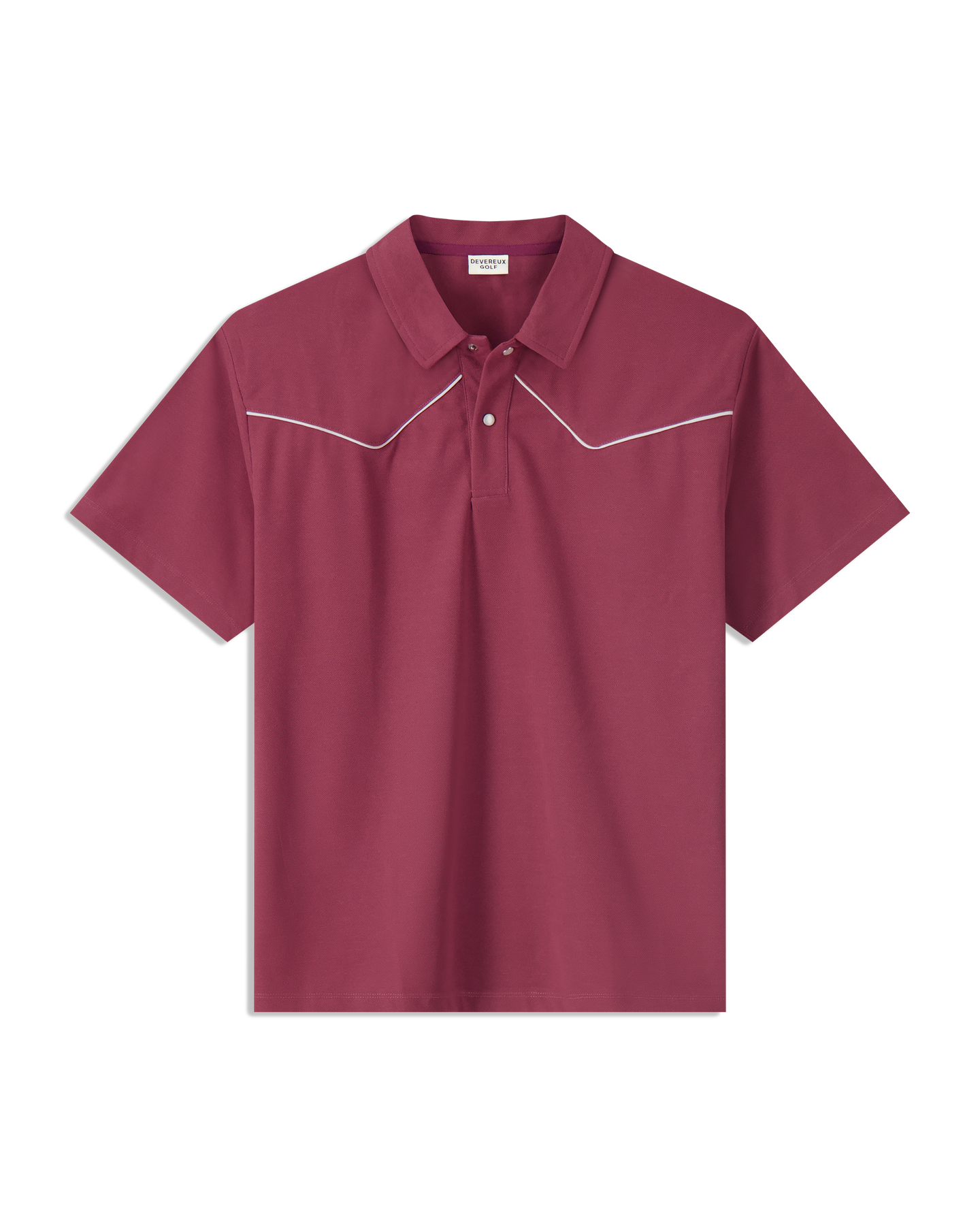 Western Polo - Wine - Devereux - Free Shipping Over $99