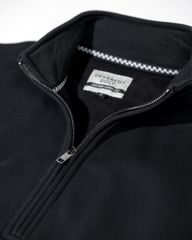 Essential Quarter Zip - Black