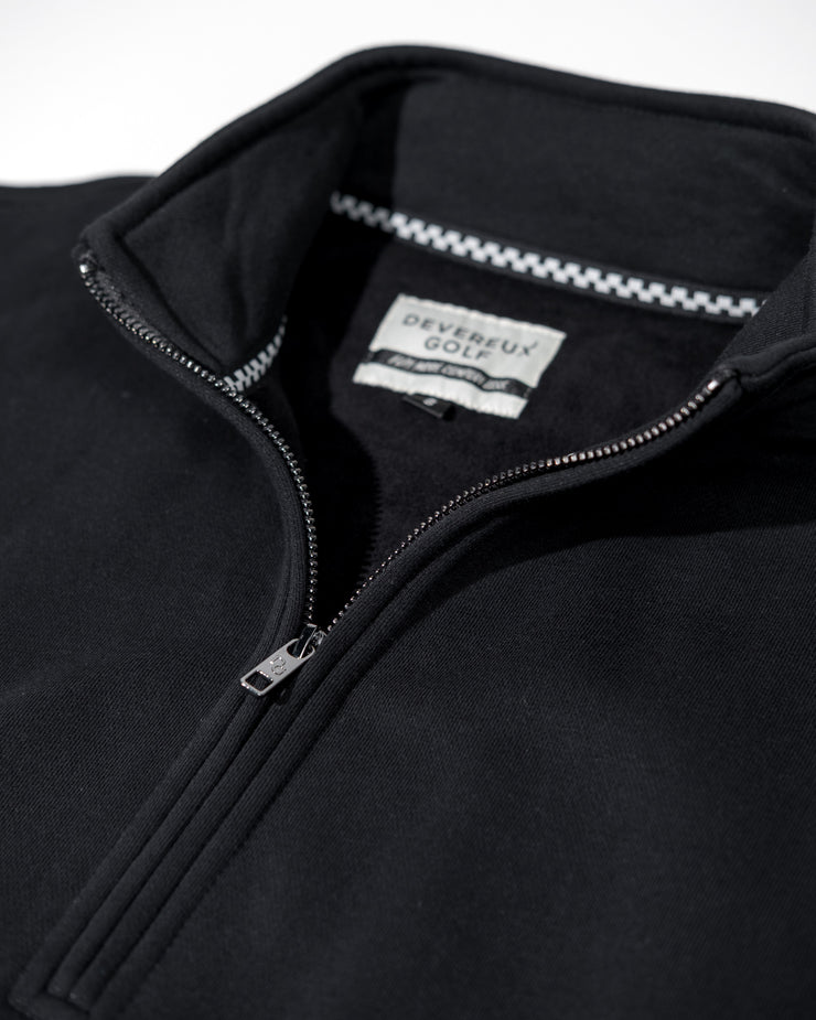 Essential Quarter Zip - Black