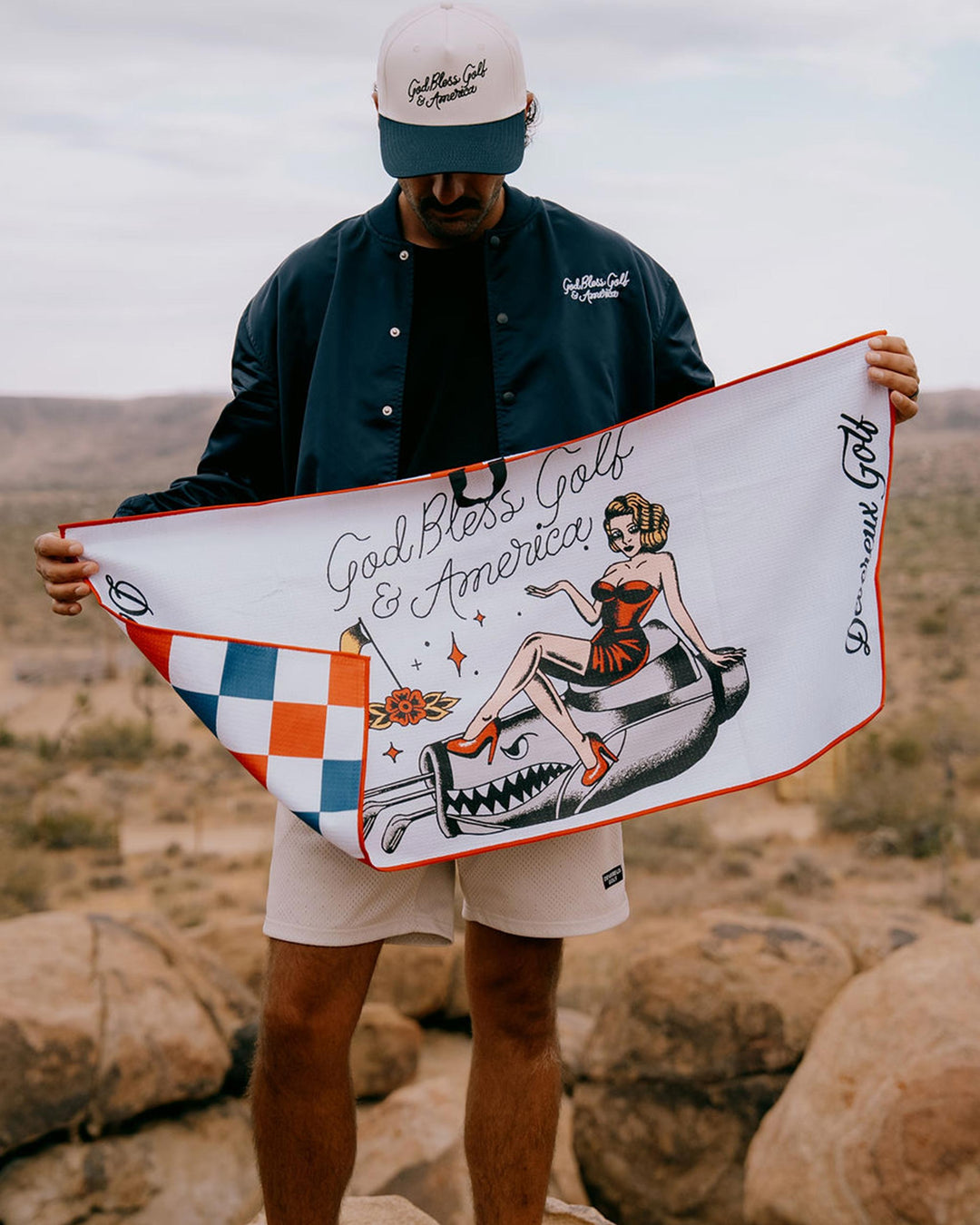 God Bless America Towel - Red / White / Blue – Devereux