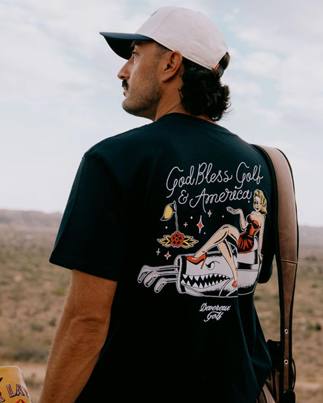 God Bless America Tee - Navy – Devereux