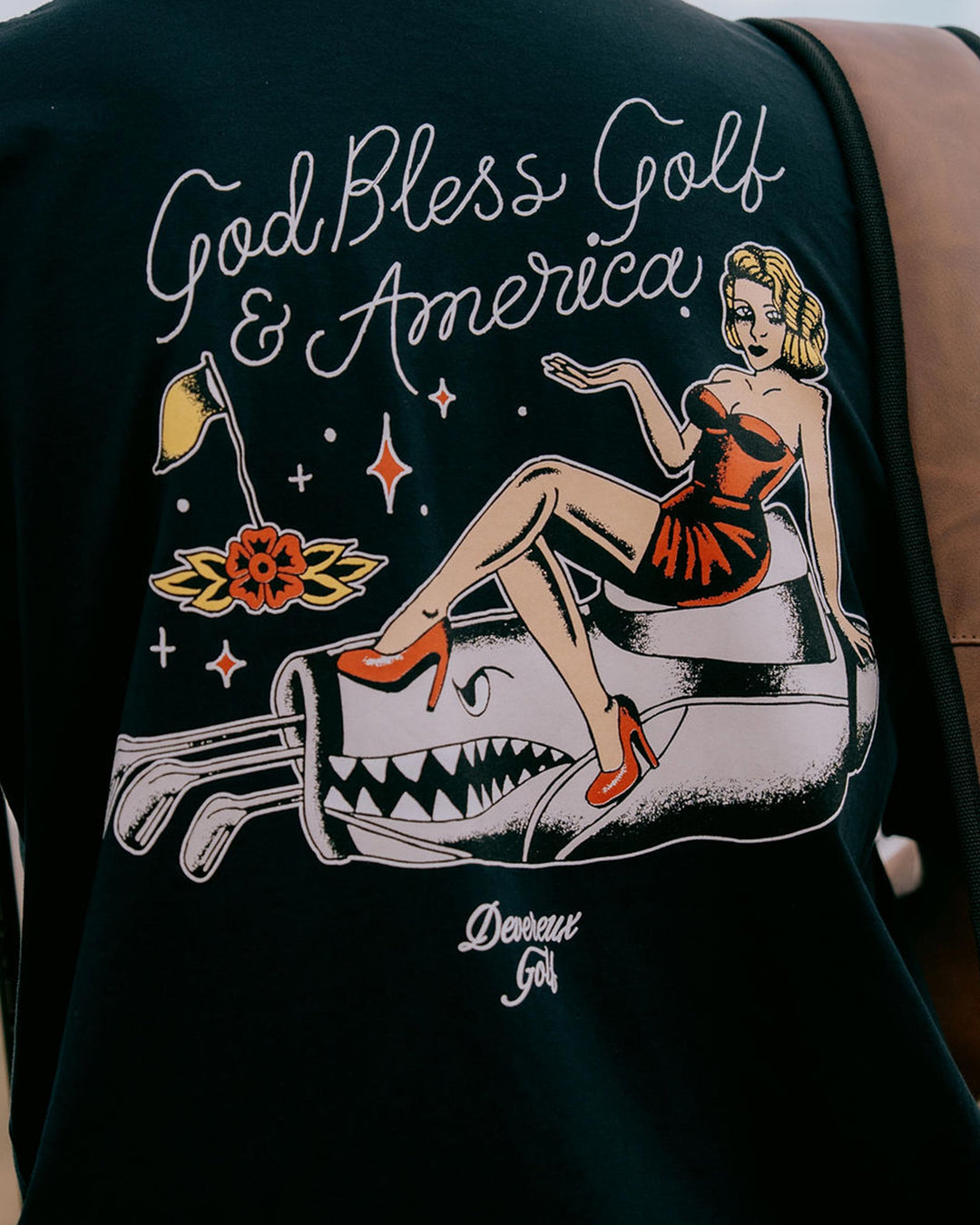 God Bless America Tee - Navy – Devereux