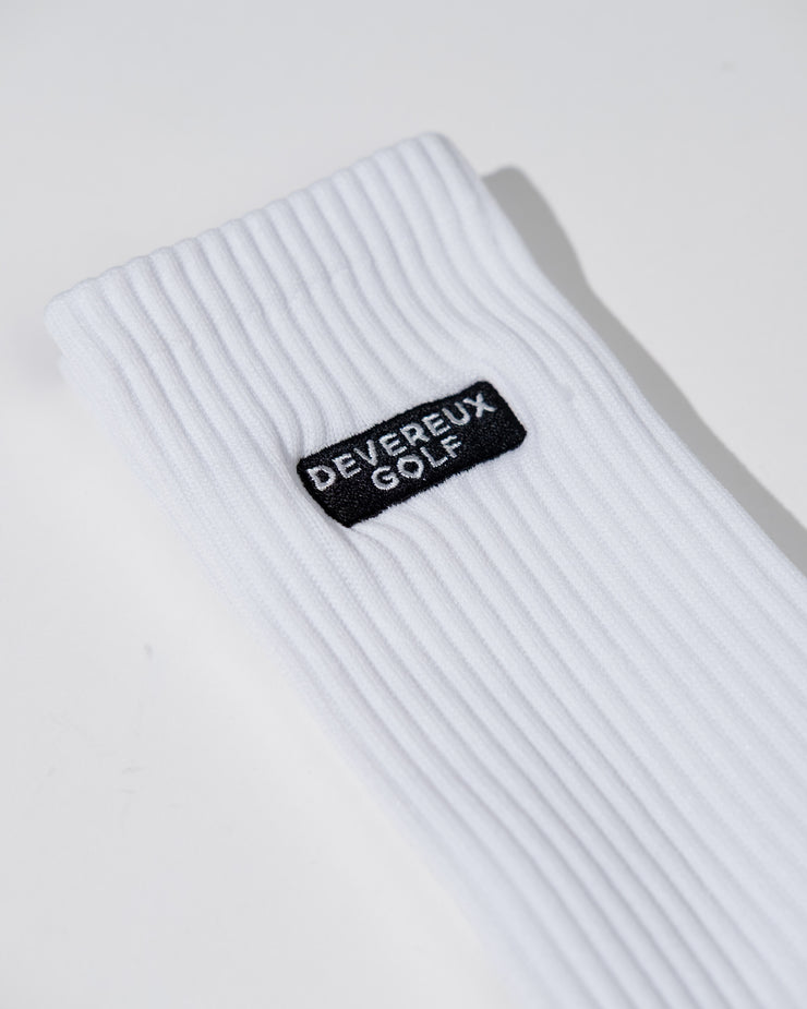 Devereux Crew Sock 3-Pack - White