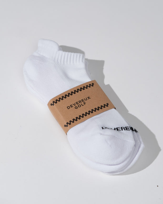 Devereux Ankle Sock 2-Pack - White
