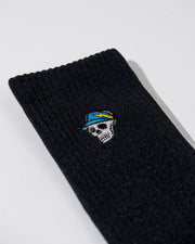 Skull Caddy Crew Sock - 3 pack - Black