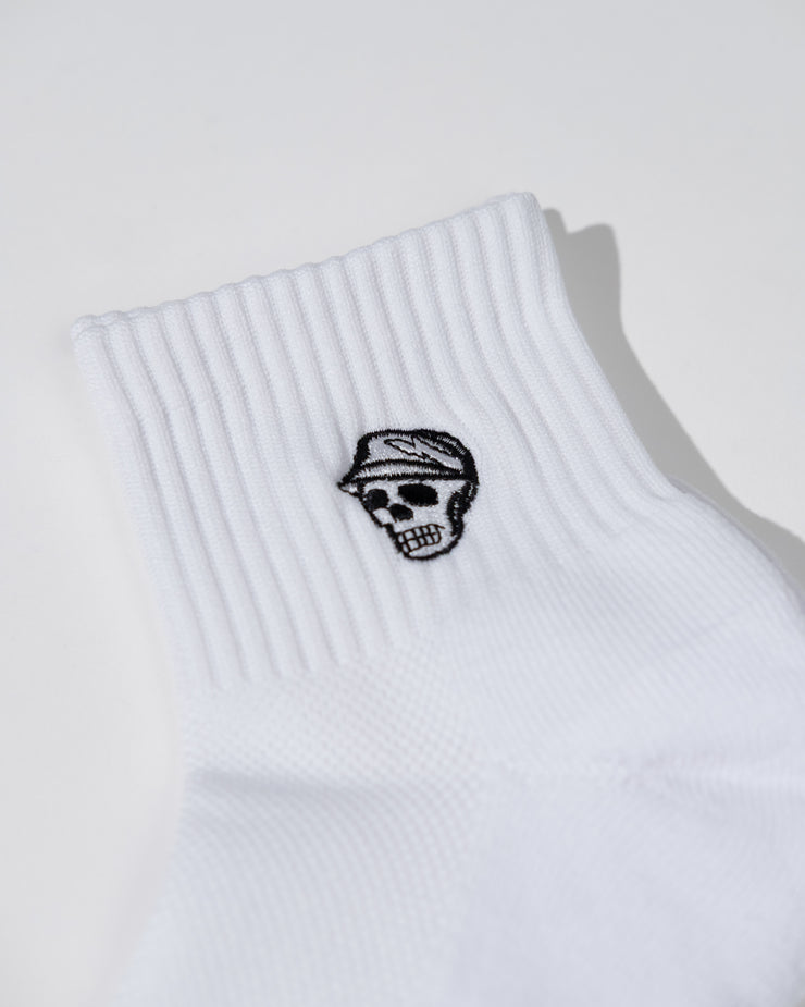 Devereux Quarter Sock 3-Pack - White