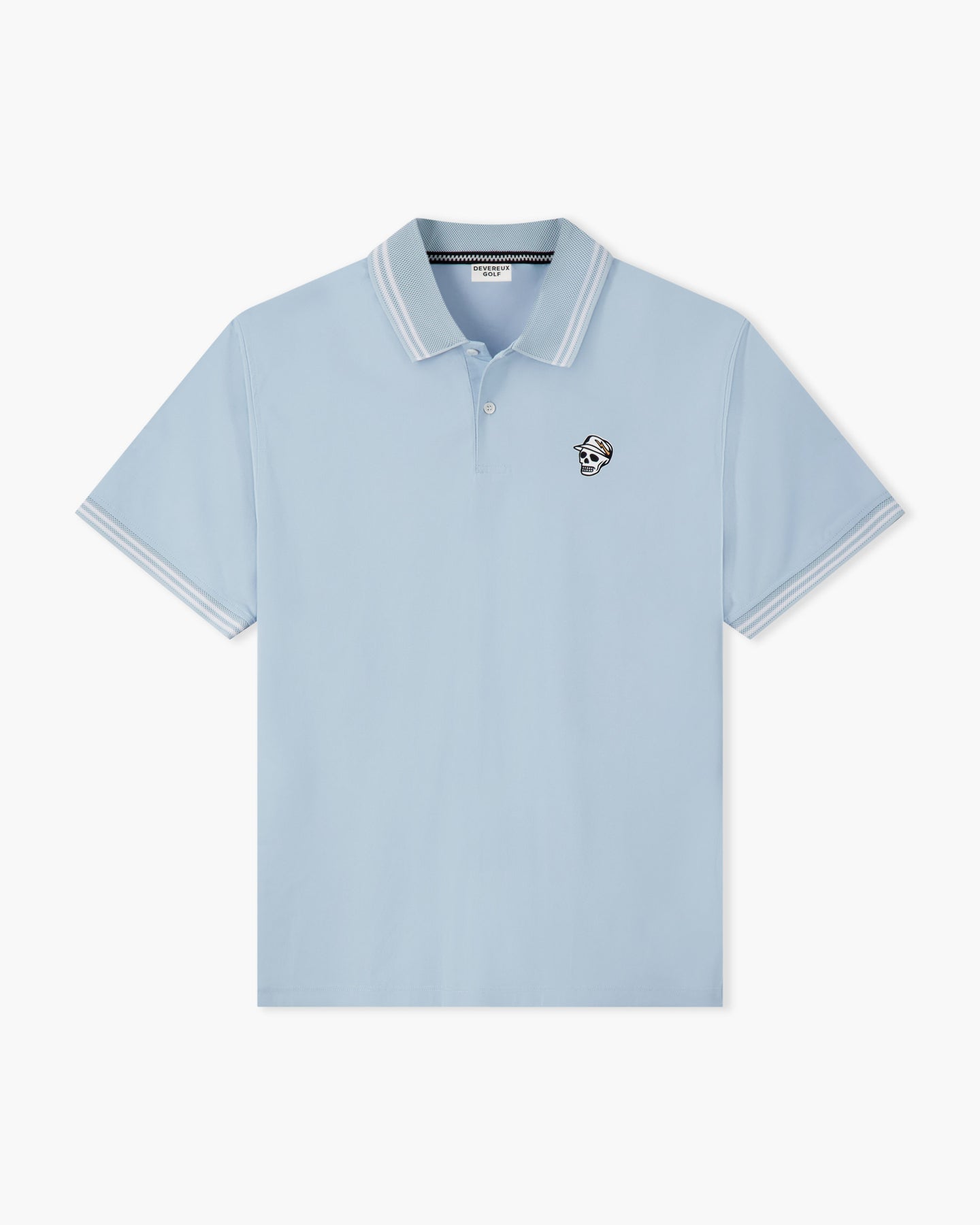 Skull Caddie Tips Polo - Marine Layer Blue | Devereux