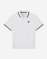 Skull Caddie Tips Polo - White | Devereux