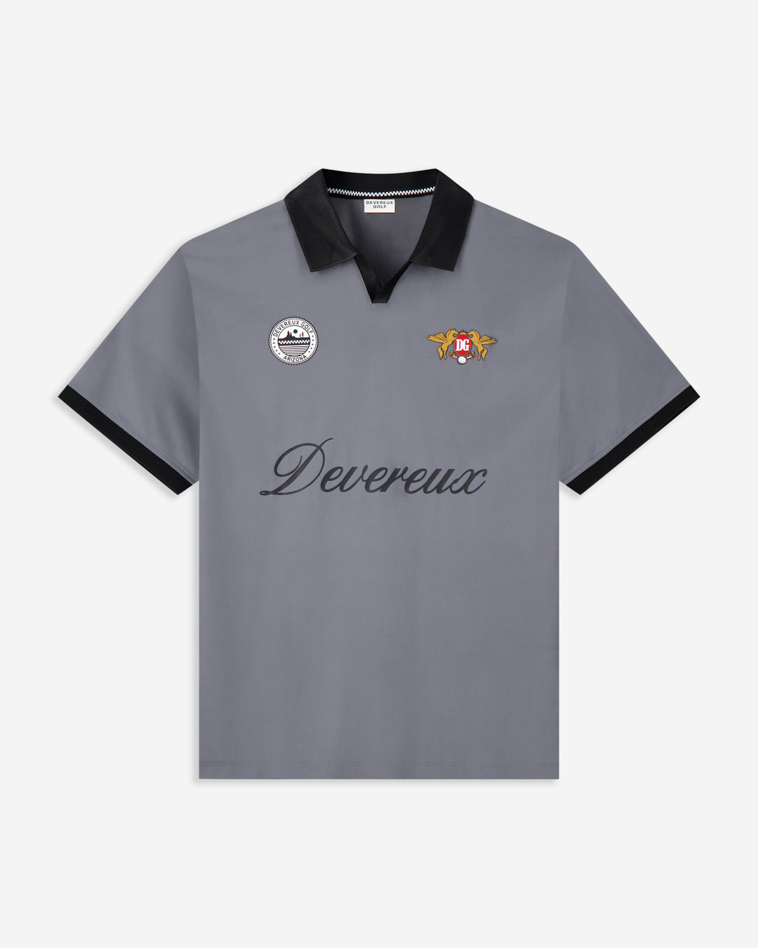 新品【DEVEREUX GOLF】 パーカー／ワッペン刺繍／ネイビー／S Devereux Golf - New Arrivals - Next Day Shipping