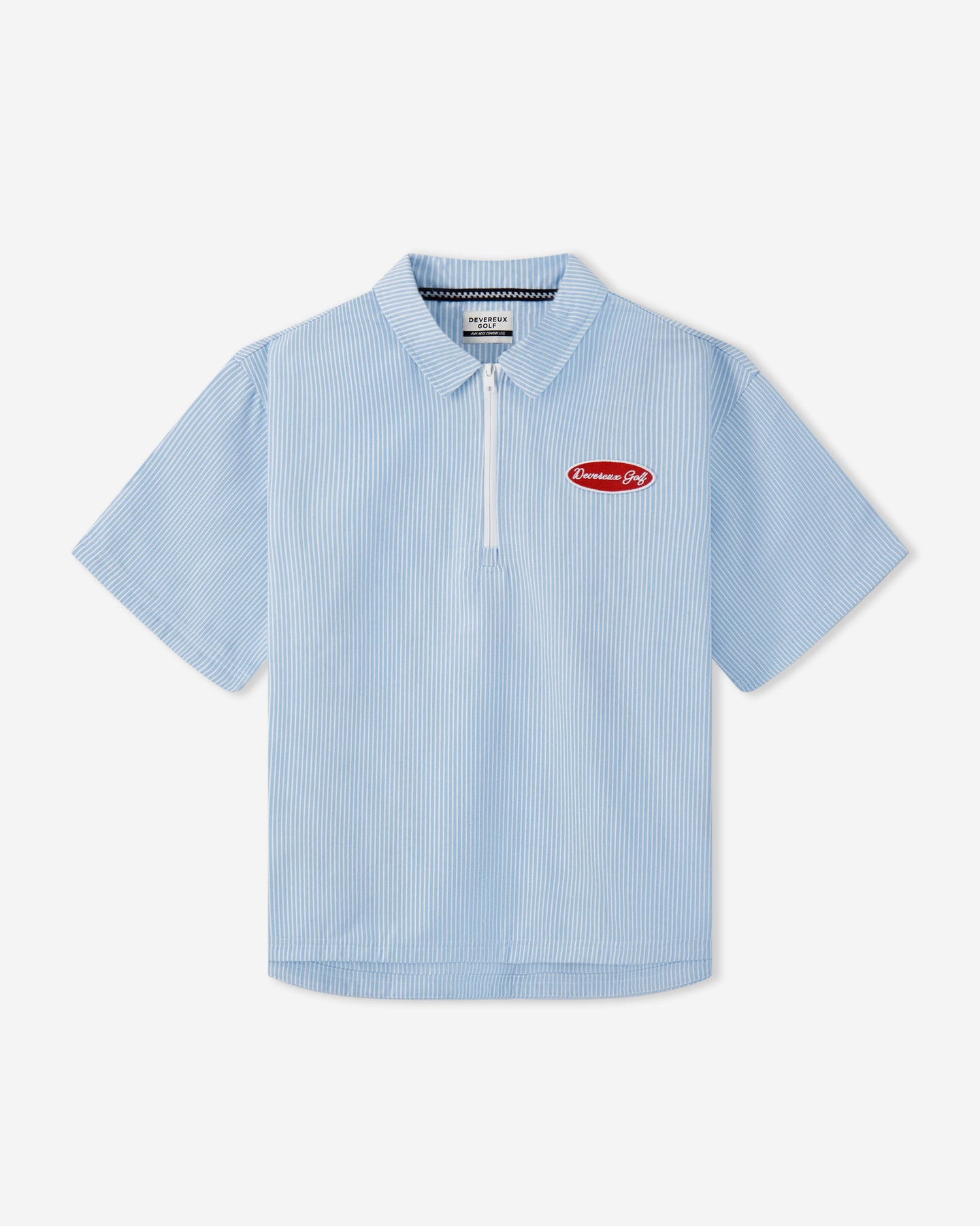 Mechanic QTR Zip - Marine Layer Pinstripe | Devereux