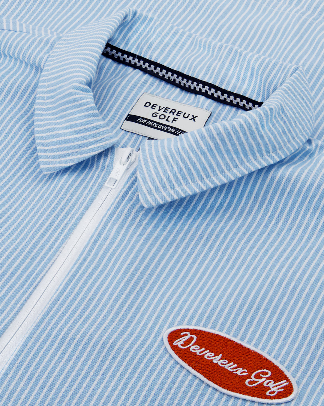 Mechanic QTR Zip - Marine Layer Pinstripe | Devereux