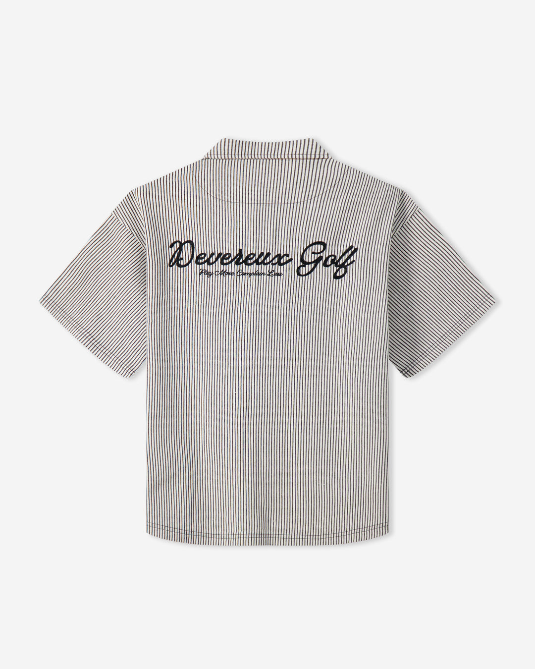Mechanic QTR Zip - Faded Black Pinstripe | Devereux