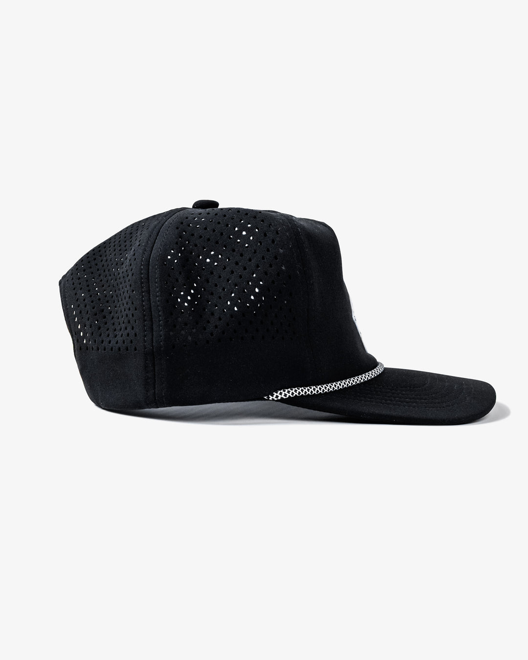 Skull Caddie Performance Rope Hat - Black | Devereux