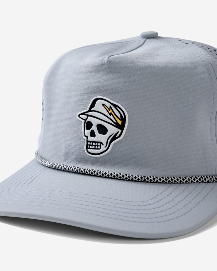Skull Caddie Performance Rope Hat - Light Grey | Devereux