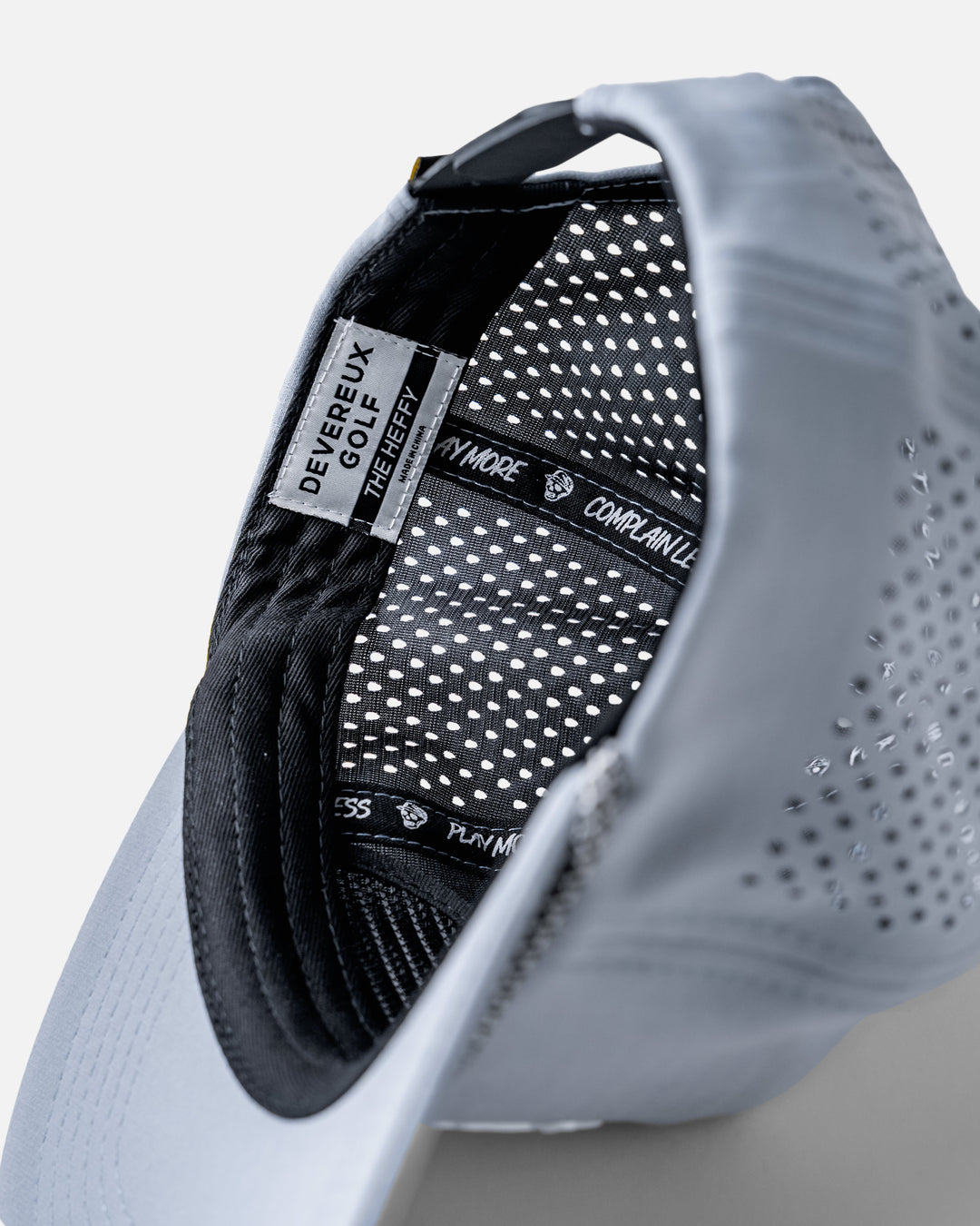 Skull Caddie Performance Rope Hat - Light Grey | Devereux
