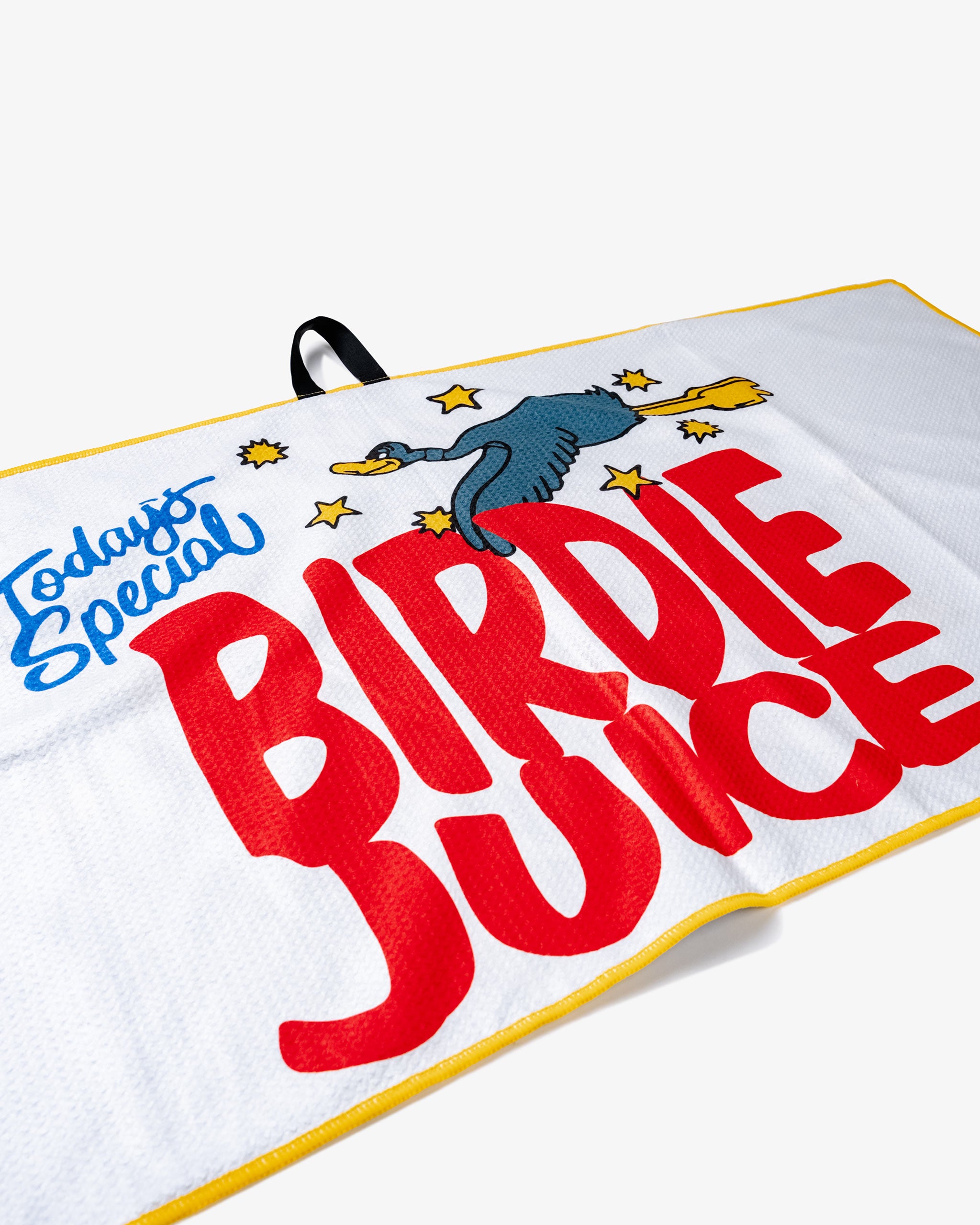Birdie Juice Golf Towel - Blue / White