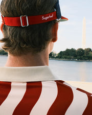 Sugarloaf x Devereux Old Faithful Polo - Cream / Red