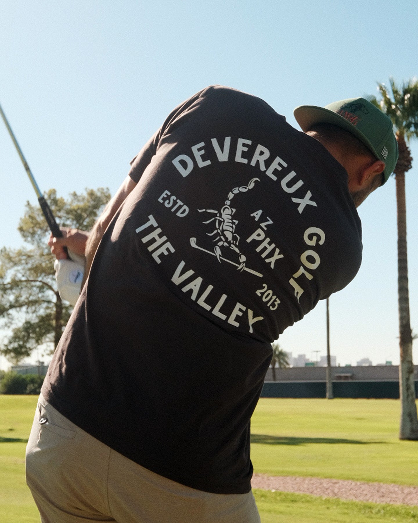 DEVEREUX GOLF tシャツ ジャガードロングスリーブモックネック