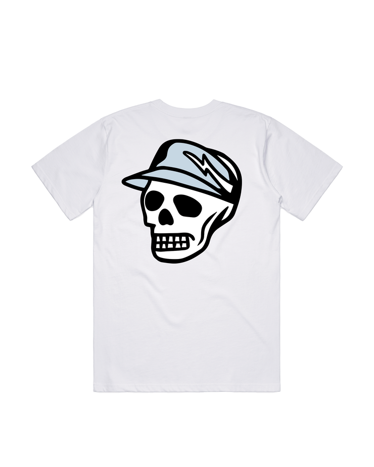 White Devereux Golf Skull Caddie T-shirt