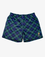 Johnnie Walker Mesh Tartan Short - Blue/Green