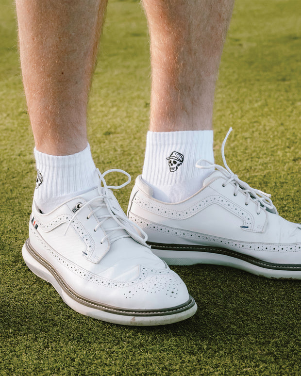 Skull Caddie Quarter Socks - Classic