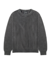 Fisherman Crew Sweater - Charcoal