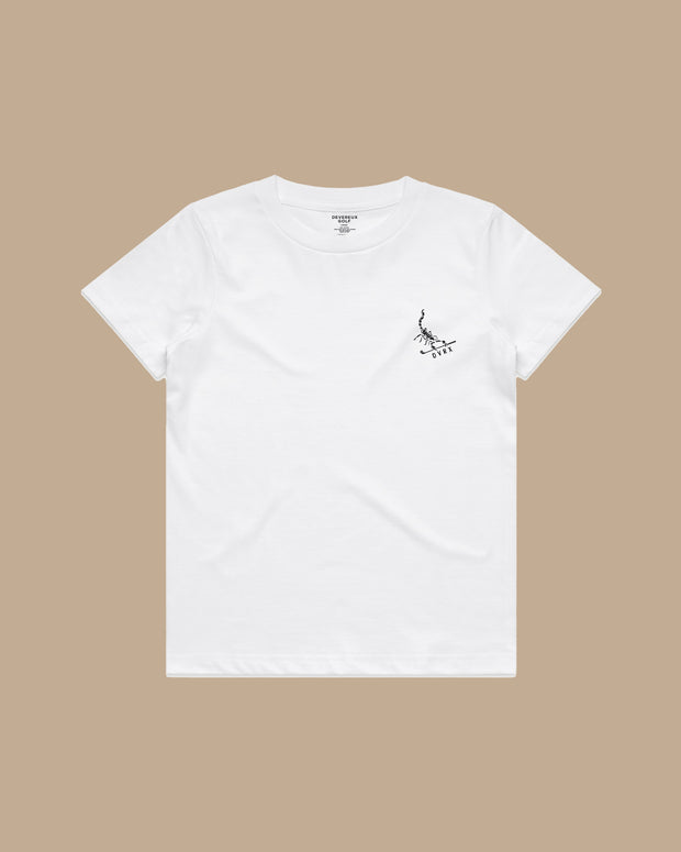 Kids Scorpion Golfer Tee - White