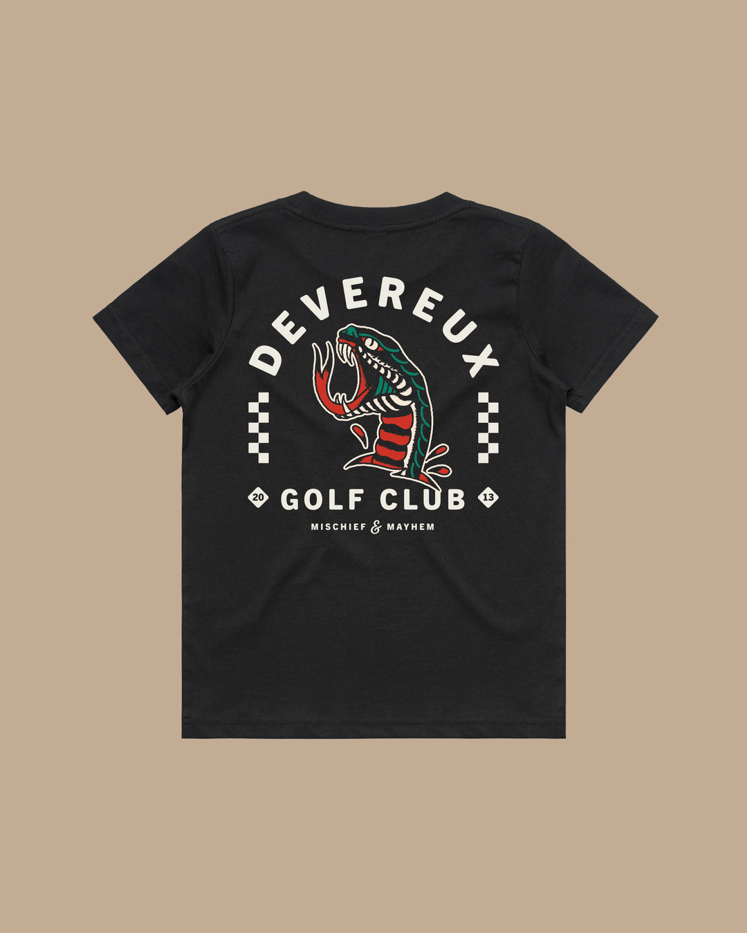 Devereux Golf - Kids Graphic Tee - Next Day Shipping