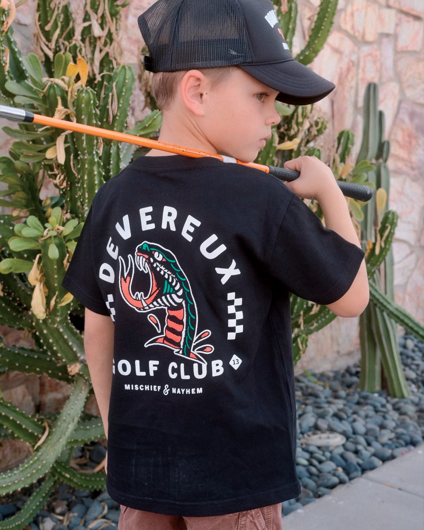 Devereux Golf - Kids Graphic Tee - Next Day Shipping
