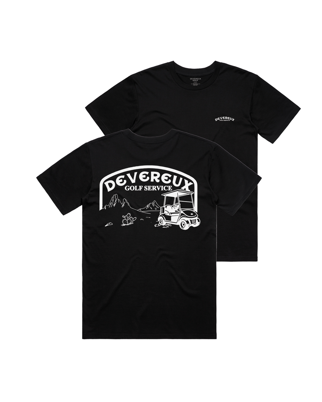 Black Golf T-Shirts - Devereux