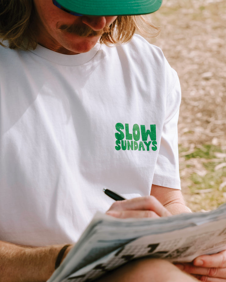 Slow Sundays Tee - Bone