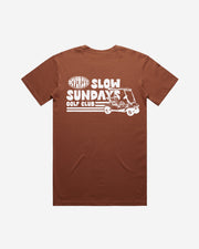 Slow Sundays Tee - Clay