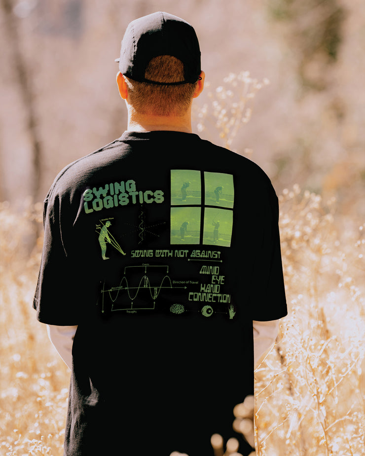 Swing Logistics Tee - Black