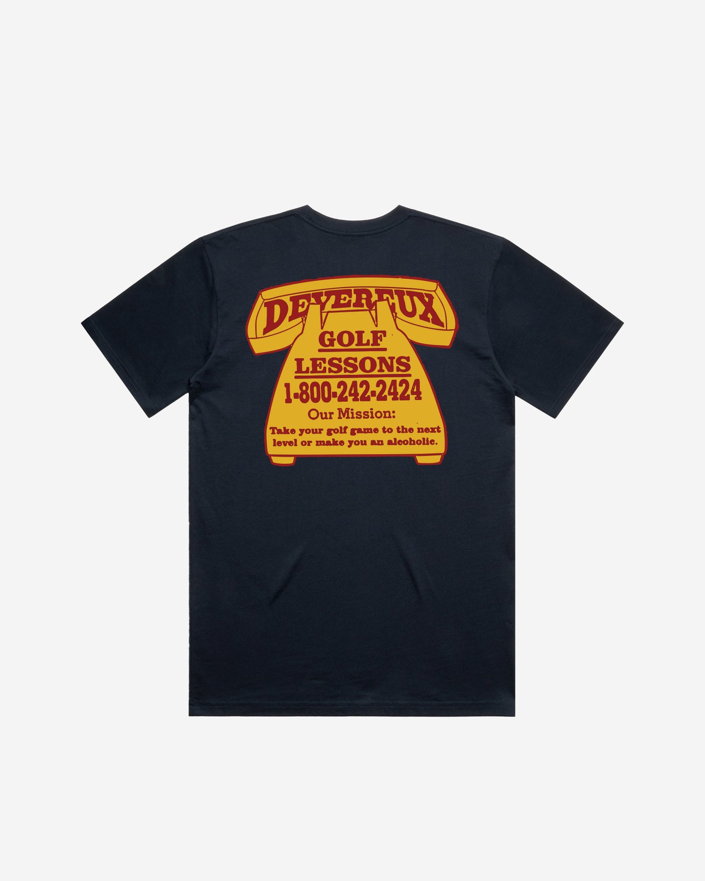 Devereux Golf Lessons T-Shirt - Navy